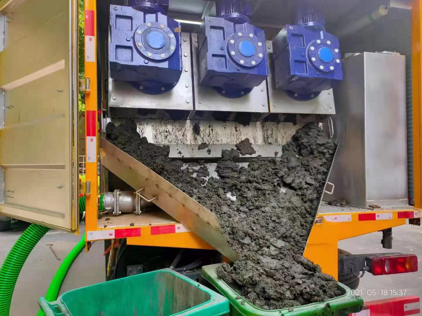 郧西化粪池清掏城市维护站-泥浆净化干湿分离处理